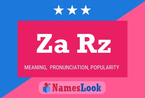 Za Rz Name Poster