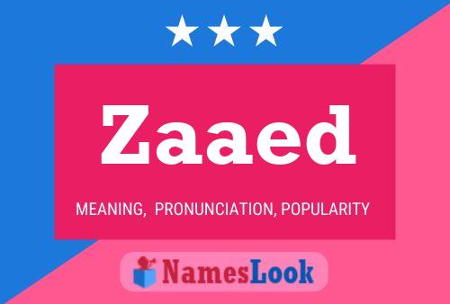 Zaaed Name Poster