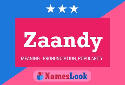 Zaandy Name Poster