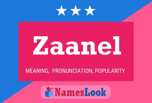 Zaanel Name Poster