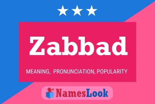 Zabbad Name Poster