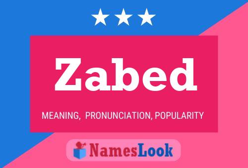 Zabed Name Poster