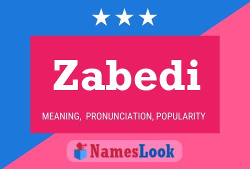 Zabedi Name Poster