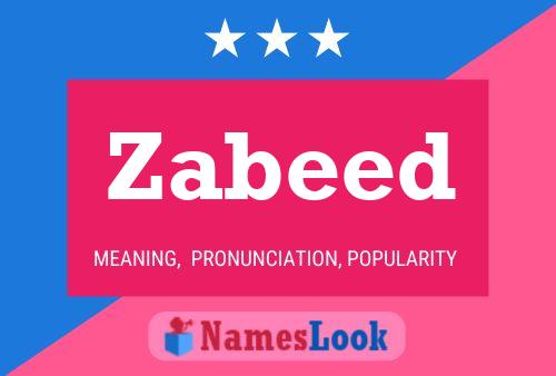 Zabeed Name Poster