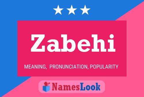 Zabehi Name Poster