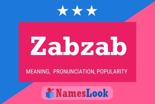 Zabzab Name Poster