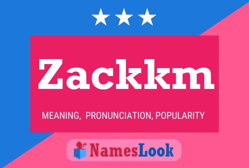 Zackkm Name Poster