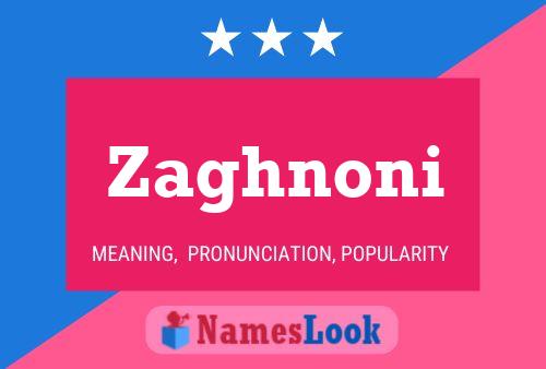 Zaghnoni Name Poster