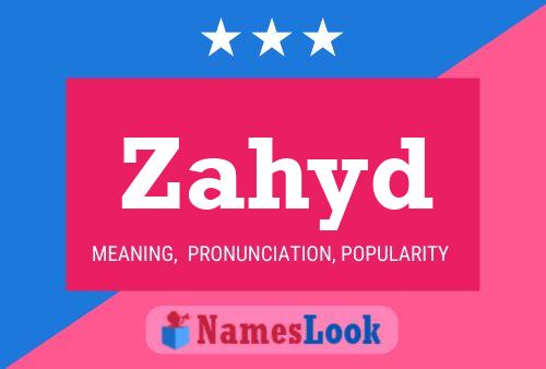 Zahyd Name Poster