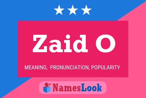 Zaid O Name Poster