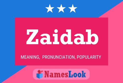 Zaidab Name Poster