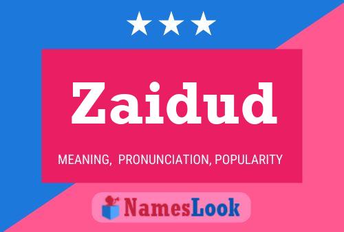 Zaidud Name Poster