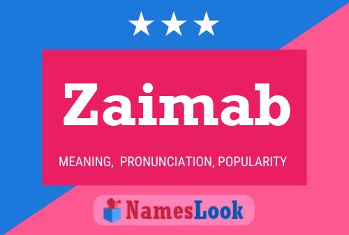 Zaimab Name Poster