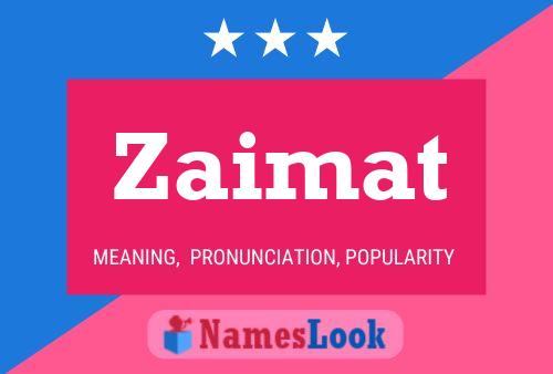 Zaimat Name Poster