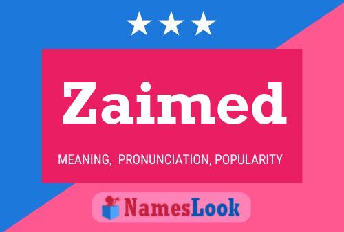 Zaimed Name Poster