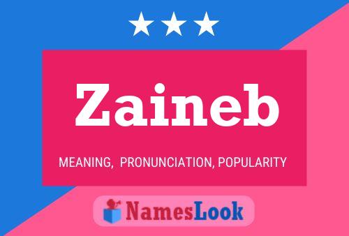 Zaineb Name Poster