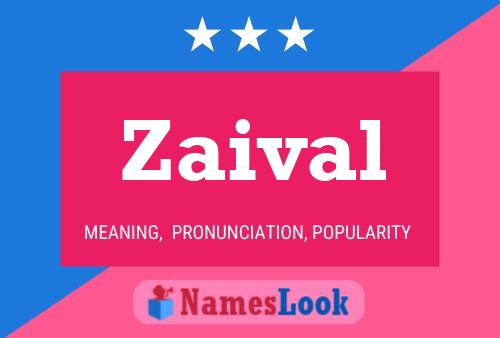 Zaival Name Poster