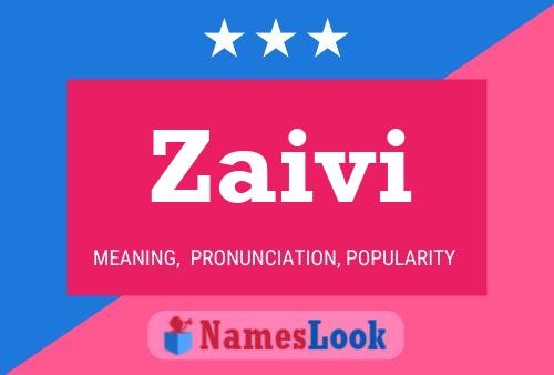 Zaivi Name Poster