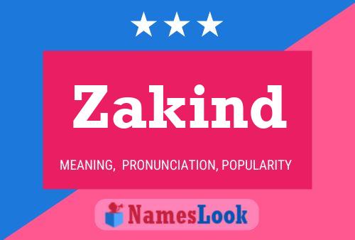 Zakind Name Poster