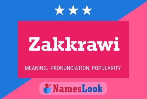 Zakkrawi Name Poster