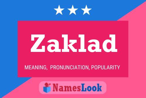 Zaklad Name Poster