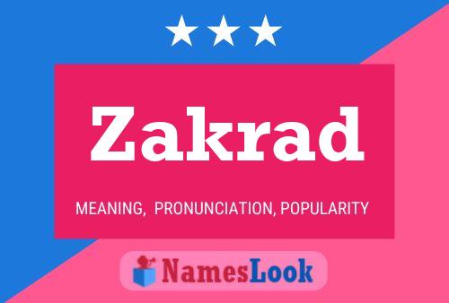 Zakrad Name Poster