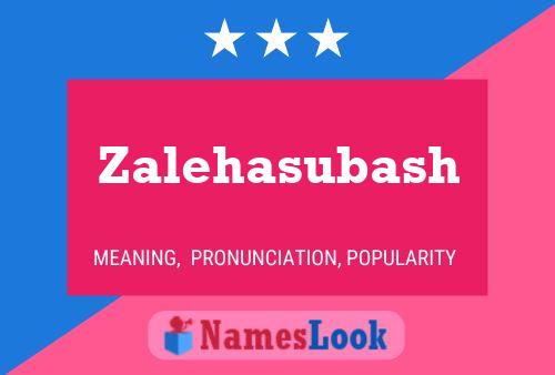 Zalehasubash Name Poster