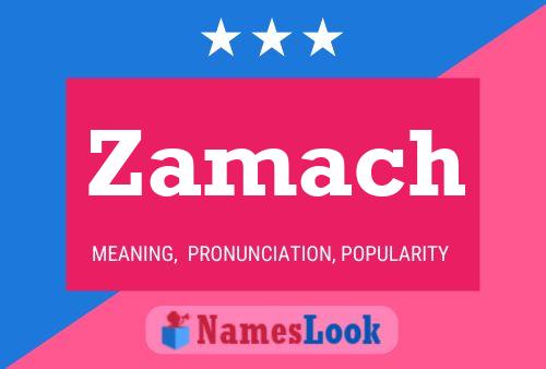 Zamach Name Poster