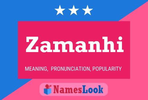 Zamanhi Name Poster