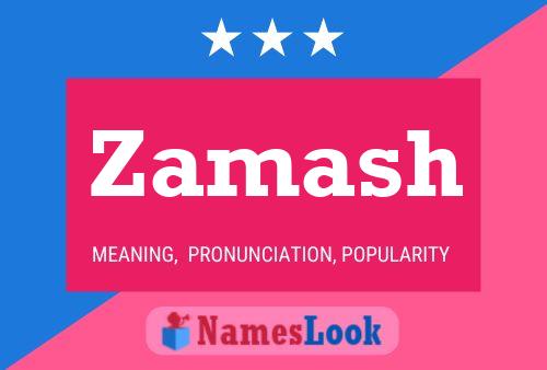 Zamash Name Poster