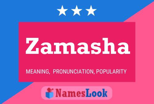 Zamasha Name Poster