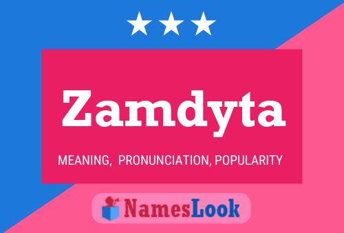 Zamdyta Name Poster