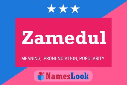 Zamedul Name Poster