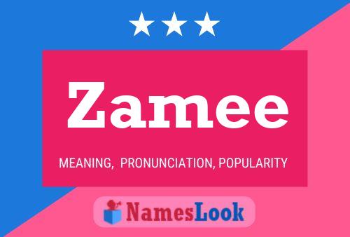 Zamee Name Poster