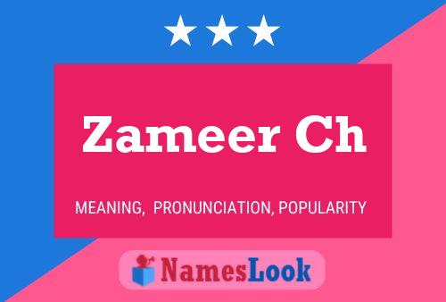 Zameer Ch Name Poster