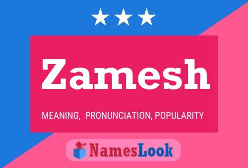 Zamesh Name Poster