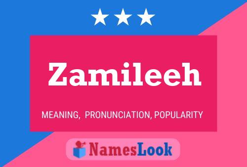 Zamileeh Name Poster