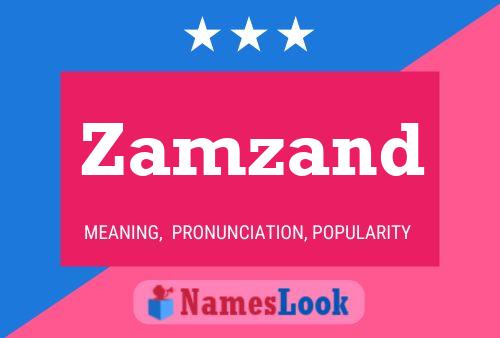 Zamzand Name Poster