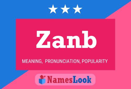 Zanb Name Poster