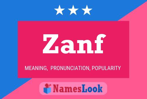 Zanf Name Poster