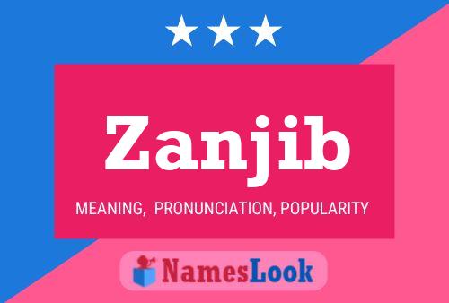 Zanjib Name Poster