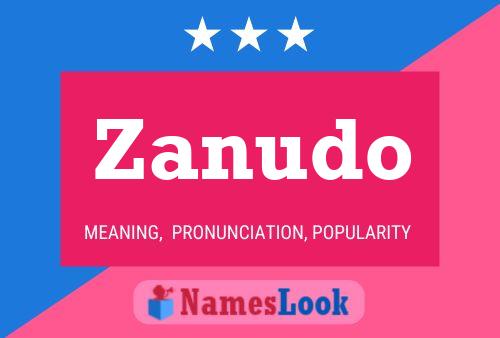 Zanudo Name Poster