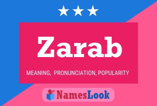 Zarab Name Poster