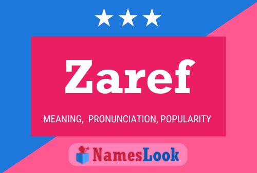 Zaref Name Poster