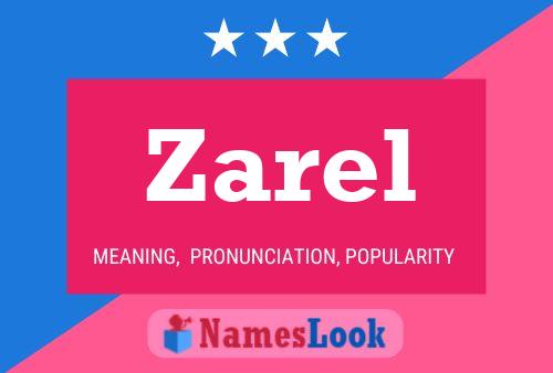 Zarel Name Poster