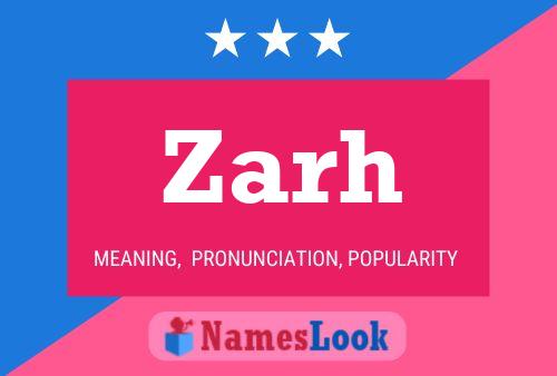 Zarh Name Poster