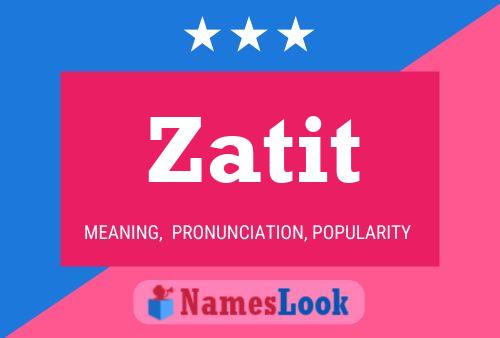 Zatit Name Poster