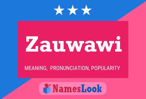 Zauwawi Name Poster