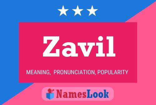 Zavil Name Poster