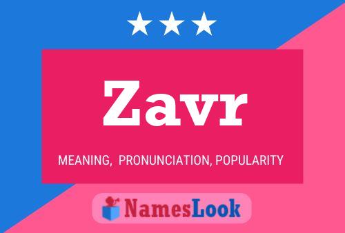 Zavr Name Poster